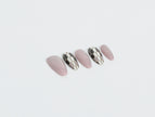 Pink Serpent Luxe Press On Nails