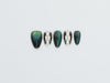 Green Serpent Luxe Press On Nails