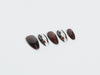 Red Serpent Luxe Press On Nails